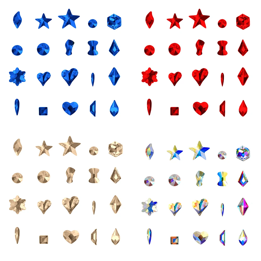 Алмазный страз для ногтей разных цветов 100 шт. | Красота и здоровье