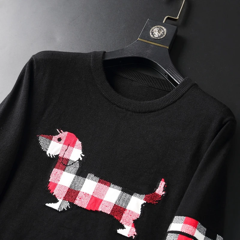 2022 spring fall sweater knitted oversized pullovers sweaters korean fashion clothing knit men harajuku clothes long sleeve tops free global shipping