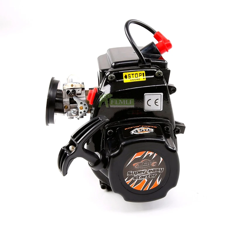 4болтовой двигатель 45CC газовый с карбюратором Walbro1107 Свеча зажигания NGK для 1/5 HPI