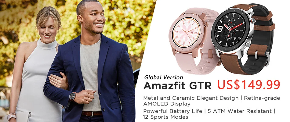 Xiaomi SmartWatch Amazfit Bip gps Huami 3ATM водонепроницаемые Смарт-часы Amazfit beep 45 дней в режиме ожидания спортивные PK GTR приложения