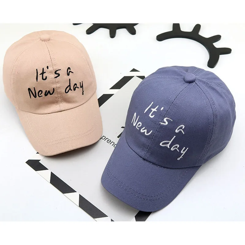Бейсболка для мальчиков повседневная Кепка в стиле хип-хоп с вышивкой надписью