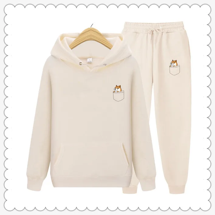 Толстовка с капюшоном и карманом на флисе | Мужская одежда