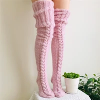 women wool stockings extra long thigh high socks over the knee high boot stockings leg warmers fluffy over keen socks
