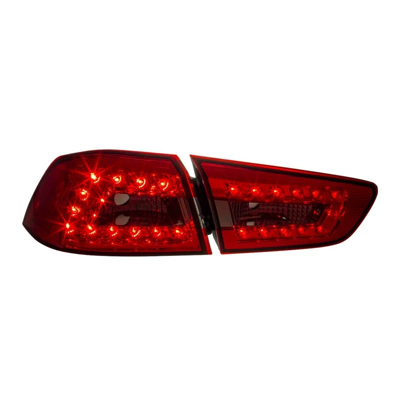 Mitsubishi Lancer X 07 17 Eagle Eyes фонари задние Audi стиль Q5 светодиодные
