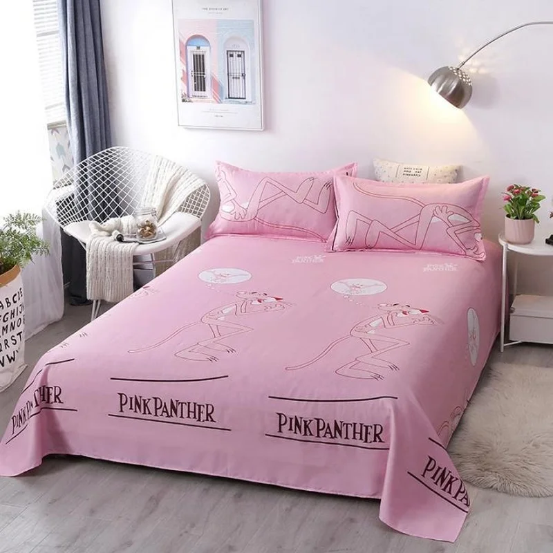 Однослойные простыни с рисунком из мультфильма однослойные принтом перьев для
