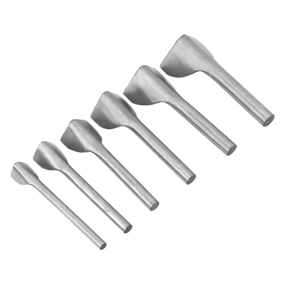 Инструмент для перфорации кожи 6 шт./компл. сделай сам кожзаменитель Дырокол в