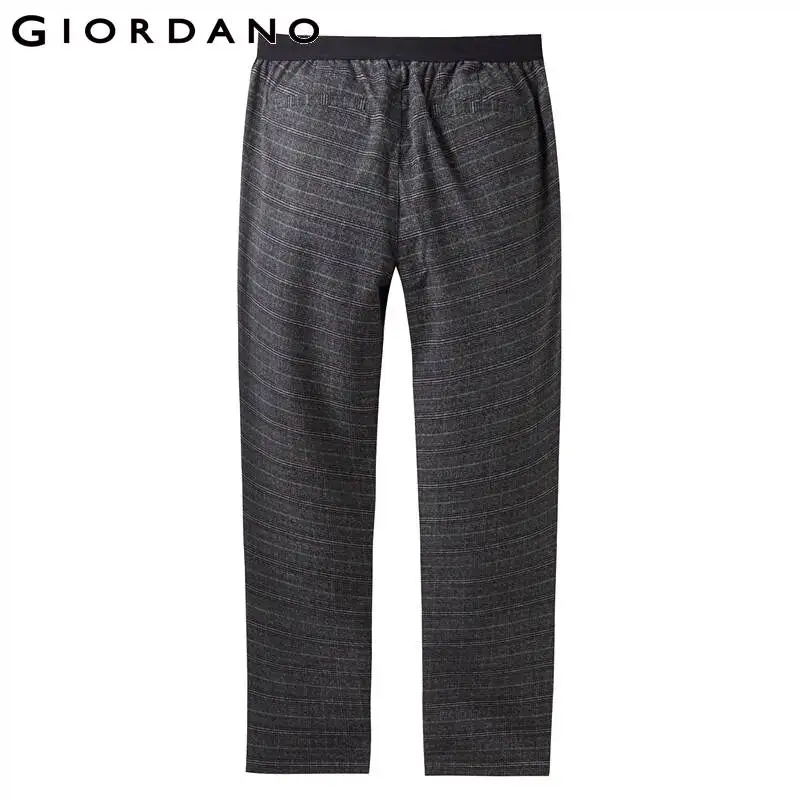 Giordano женские брюки облегающие эластичные со средней посадкой Fashon плед Calca Feminina