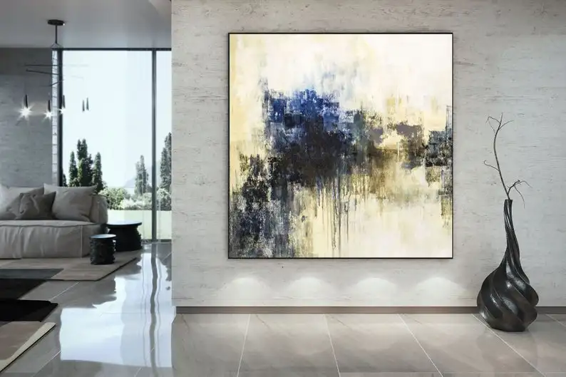 

Original Modern Art Painting On Canvas Abstract Artworks Handmade Oversize Huge Canvas Wall Art Textured Room Decor