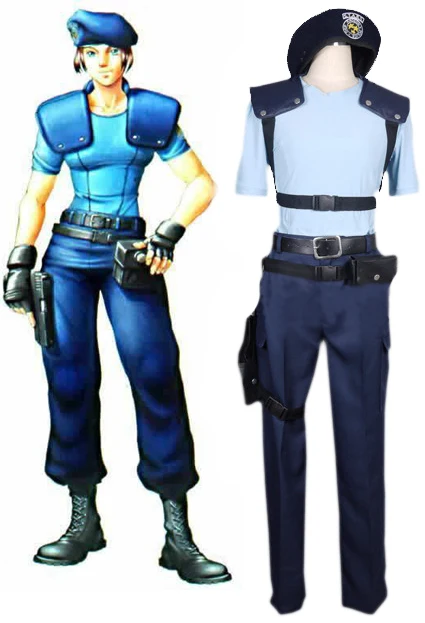 Jill Valentine S.T.A.R.S. Костюм для косплея униформы полный комплект изготовленный на