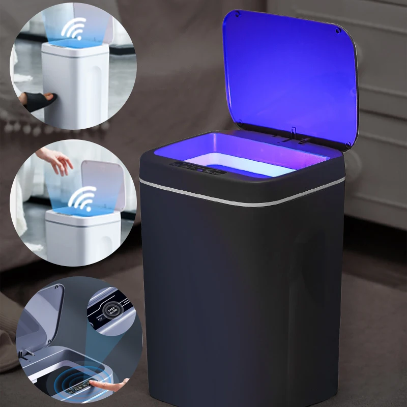 Умное мусорное ведро с автоматическим датчиком для спальни кухни ванной