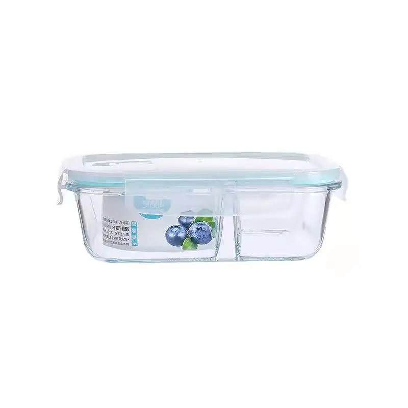 

Microwave oven heated glass lunch box office workers with lid fresh-keeping special bowl student female insulated lunch box