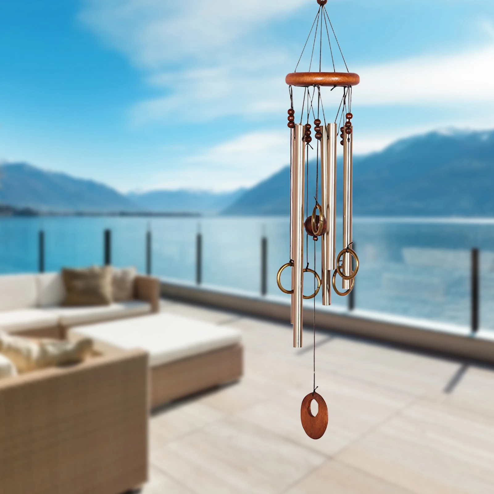 Ветряные колокольчики в скандинавском стиле ретро ностальгические домашние