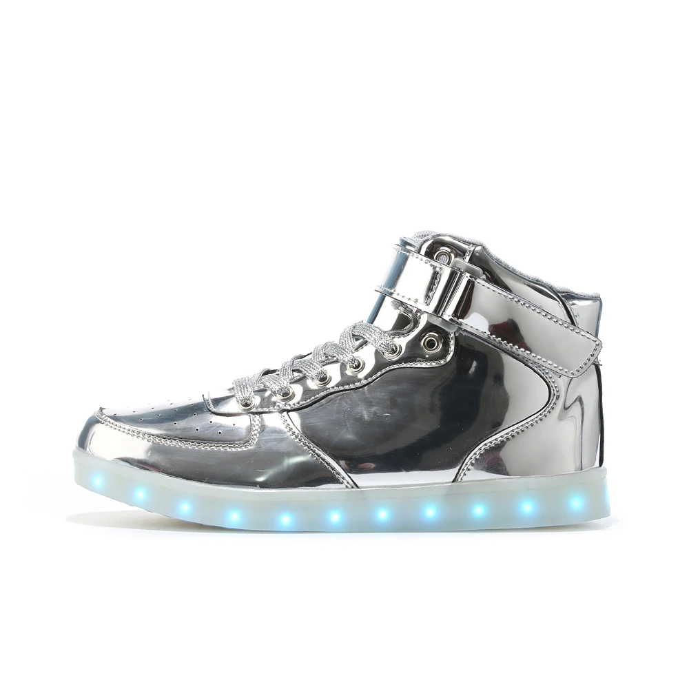 Светодиодная обувь с дистанционным управлением мужская usb-зарядкой для