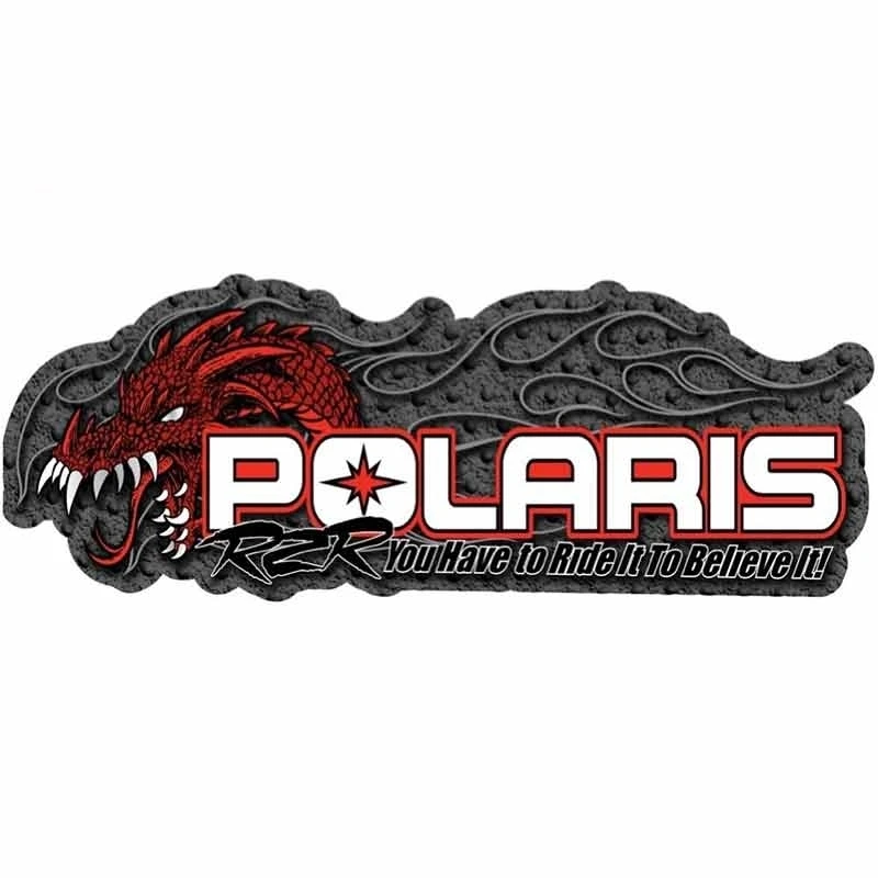 

Dawasaru for Polaris RZR Fine Car Stickers Fashion Waterproof Fashion 3D Custom Printing Decal for Vehicle 13cm X5cm