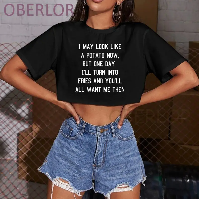 

Новое поступление 2021, футболка с вдохновляющими буквами, Летняя женская одежда, женские сексуальные укороченные топы, хипстерская Женская ...