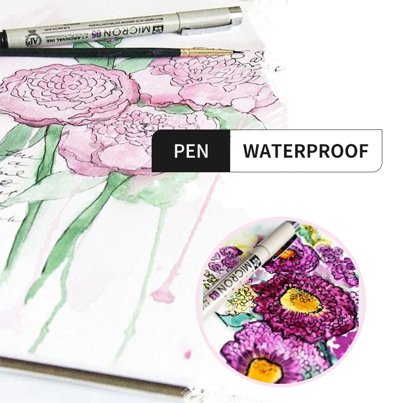 SAKURA Водонепроницаемая игла для рисования мультфильм дизайн комиксов набросков