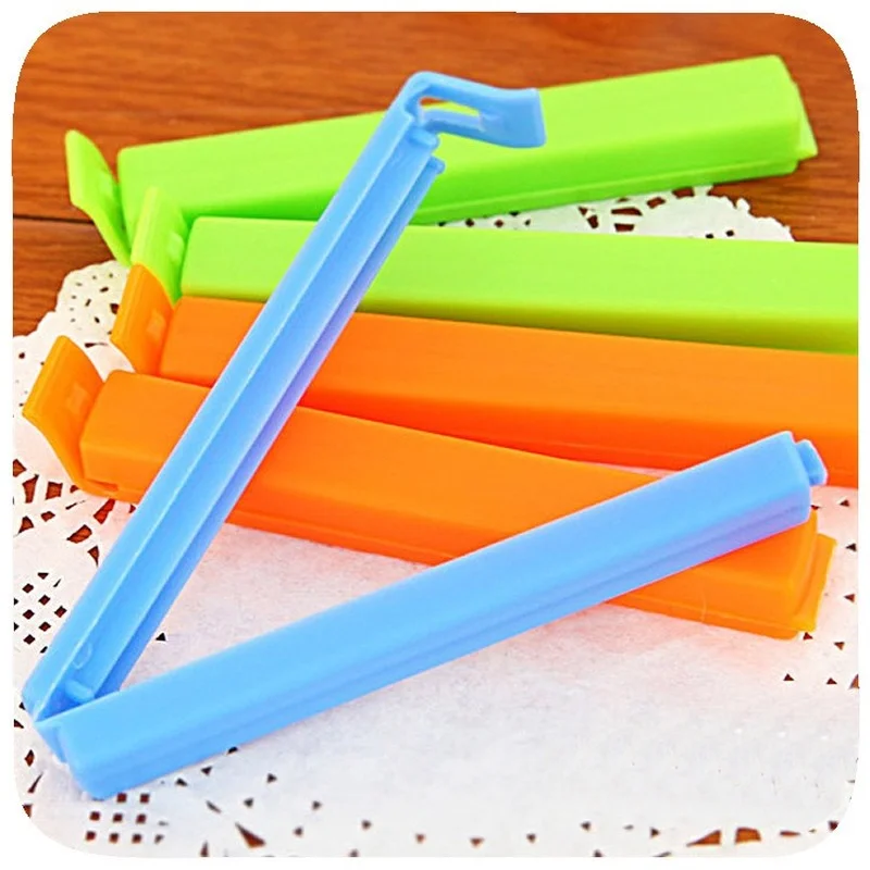 

1pcs Kitchen Storage Food Snack Seal Portable Sealing Bag Clips Candy Color Sealer Clamp Plastic Tool Kitchen Accessories