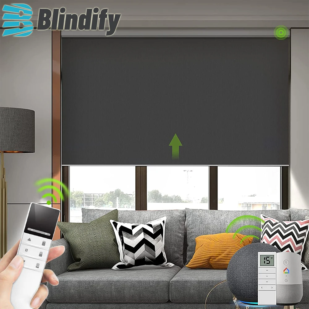 Рулонные жалюзи Blindify с Wi-Fi и голосовым управлением автоматические