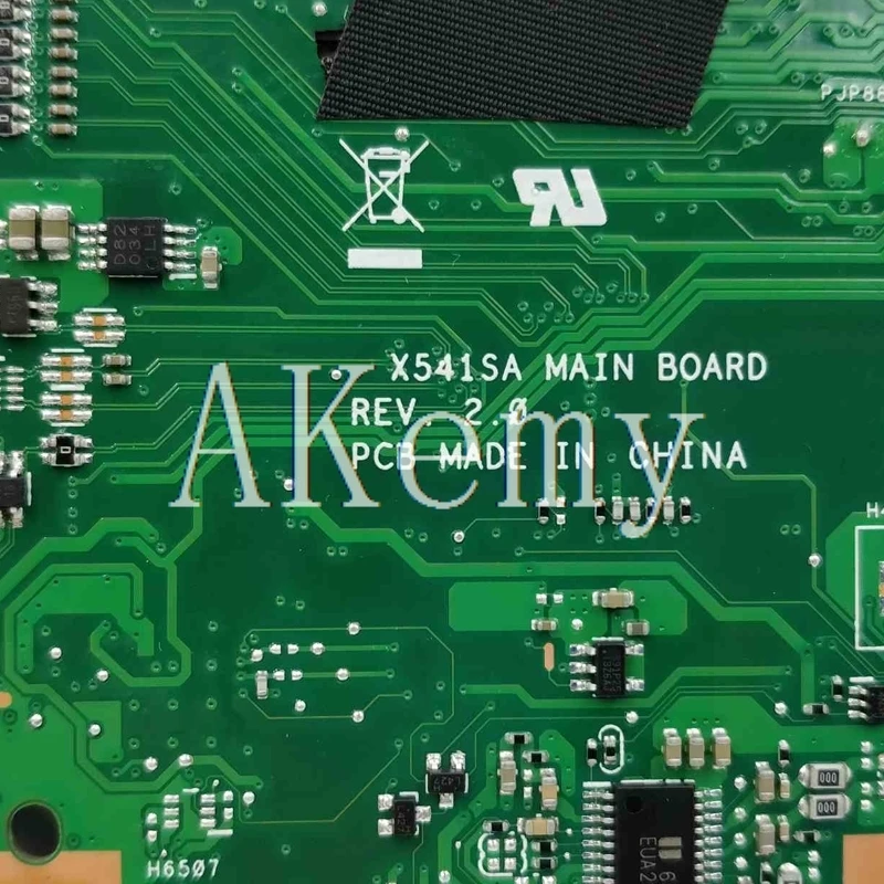 

NEW X541SA mainboard REV 2.0 For Asus X541 X541S X541SA laptop motherboard Test ok 2 Cores CPU + 8GB-RAM