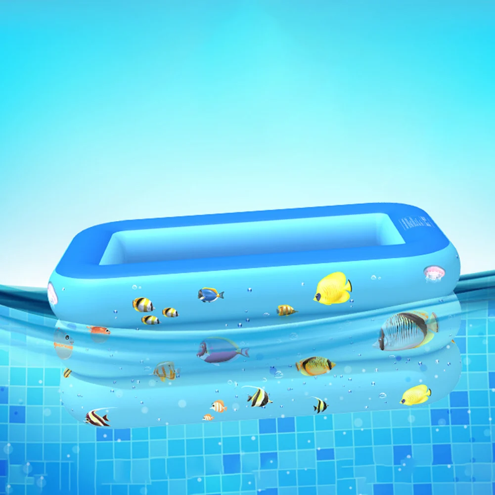 2/3 слоев рисунок чешуя надувные детские для малышей Swim ванна большой Размеры