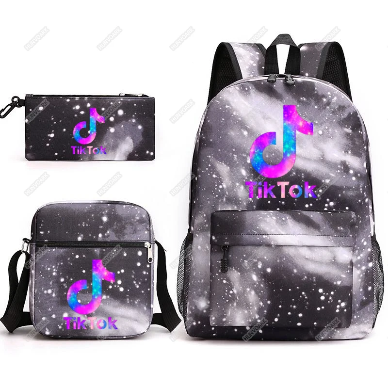 3 шт./комплект Детский рюкзак с рисунком из аниме TIK TOK|Школьные ранцы| |