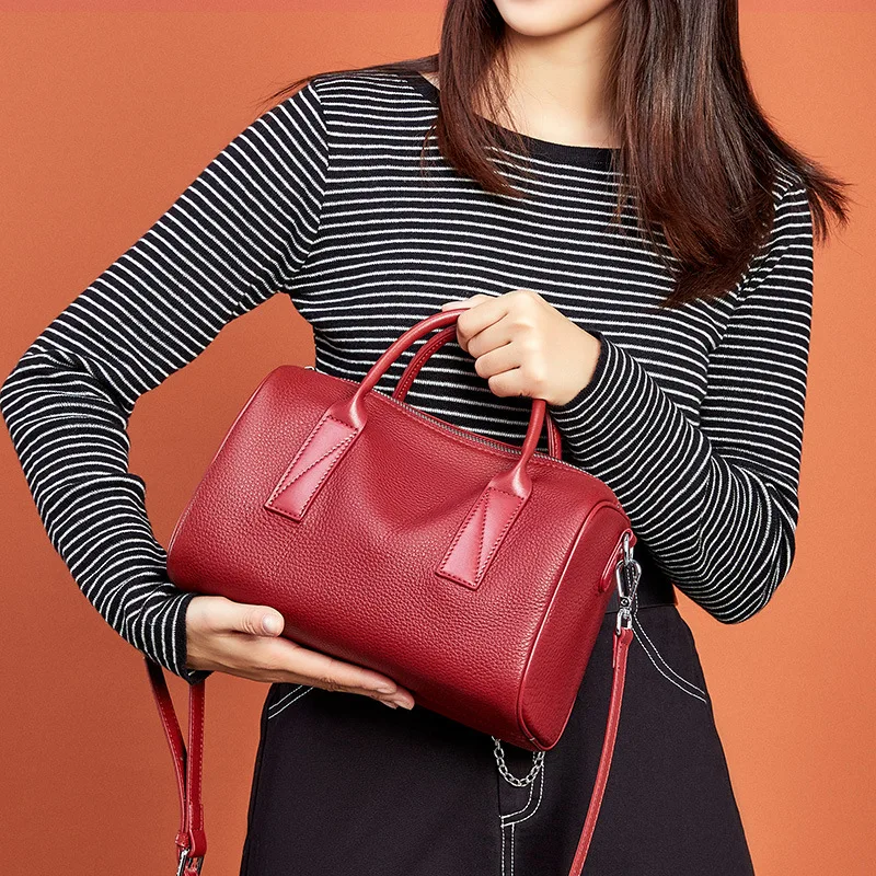 

Bags for Women Designer Bag Bolsa Feminina Handbag Bolso Mujer 2021 Purses Aesthetic Bolsas Fashion Retro Genuine Leather Casual