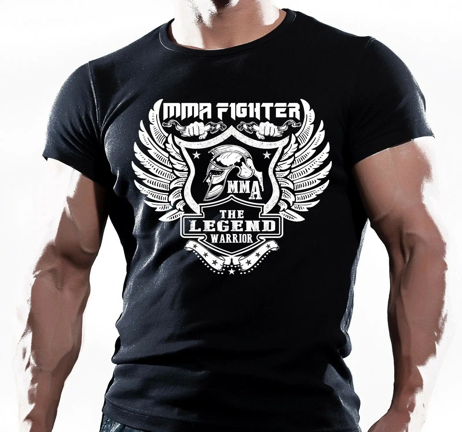 

Spartan Warrior Gym Bodybuilding Training MMA Fighter T-Shirt. Summer Cotton O-Neck Short Sleeve Mens T Shirt New S-3XL