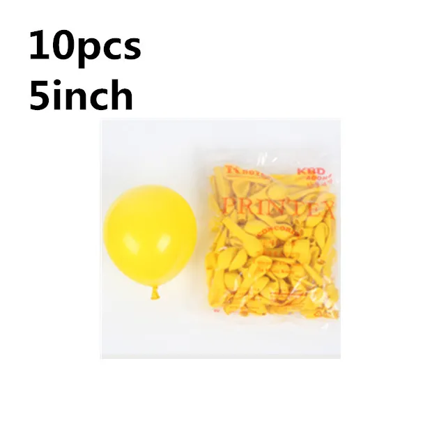 10pcs 5inch 2 шт. 36 дюймов Кокосовое Дерево лист фольги Воздушные шары День рождения Декор свадебного номера пальмовый лист алюминиевые globos открытие церемонии - Цвет: 10pcs 5inch