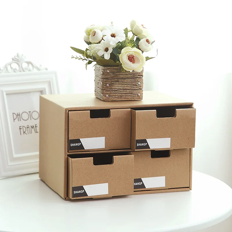 Ящик для хранения бумажных ящиков креативная стойка сортировки документов