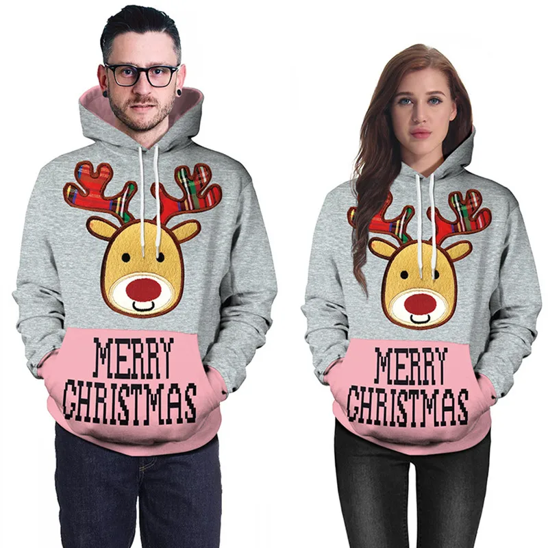 Рождественский свитер унисекс для мужчин и женщин праздничный пуловер с