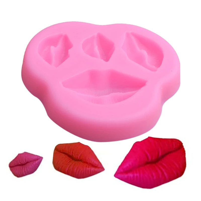 

Sexy Kiss Collection Fondant Mold Red Lips Candy Mold Lips Fondant Mold Kiss Lips Sugar-craft Cake Decoration Cupcake Topper