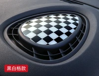 3d glue decal for central air outlet min mi windshield mouth modification sticker checker union jack car accessories