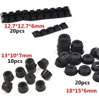 10 шт20 штук резиновые ножки стула пол протектор Нескользящая мебельные ножки стола детская коляска с покрывалом для ног, шкаф с нижней подушки ножки мебели черный