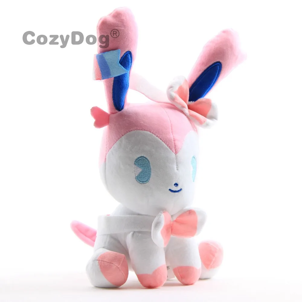 Sylveon 10 стилей Иви и Пикачу Плюшевые игрушки куклы Мягкие животные плюшевые игрушки 22-25 см Vaporeon Leafeon Плюшевые куклы дети мальчик подарок - Цвет: Sylveon