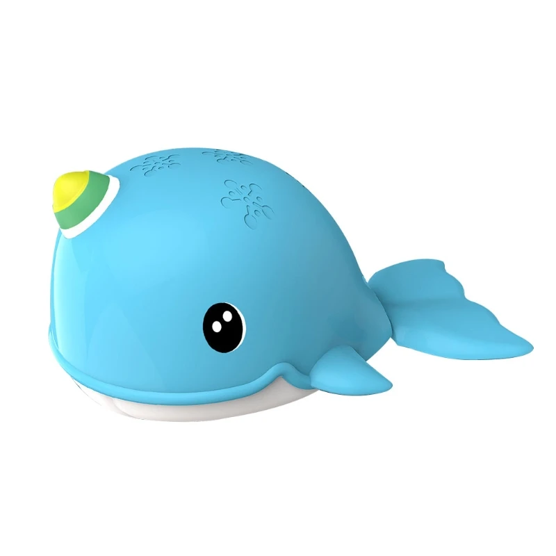 

Kids Baby Bath Toys Cartoon Clockwork Swimming Whale Toddlers Bathtub Fish Toy