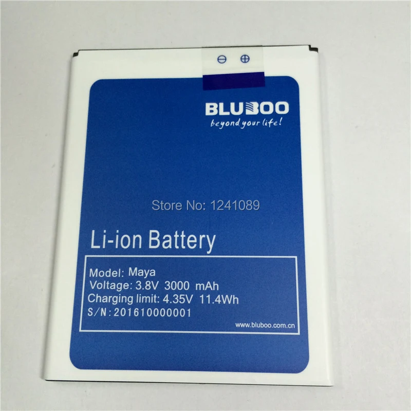 YCOOLY 100% оригинальный аккумулятор BLUBOO Maya 3000 мАч 5 дюйма MTK6580A Мобильные аксессуары