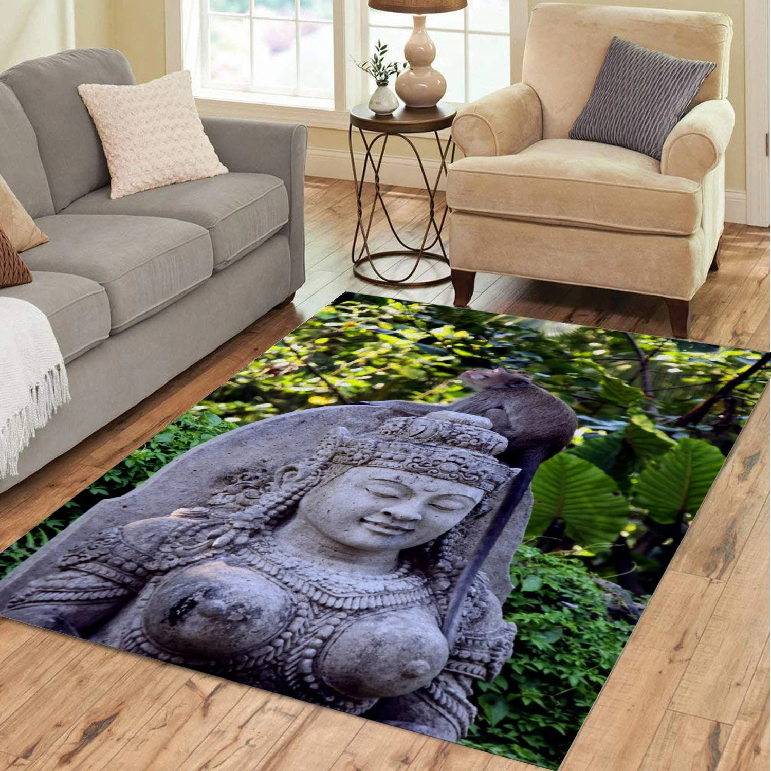 Красота и с рисунком из мультфильма Красавица Чудовище 3D коврики принтом для