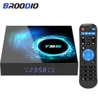 ТВ-приставка Android 10 4G 64G 128G поддержка 6K 30FPS YouTube Google Play Google голосовой помощник LEMFO T95 H616 смарт-приставка 2021