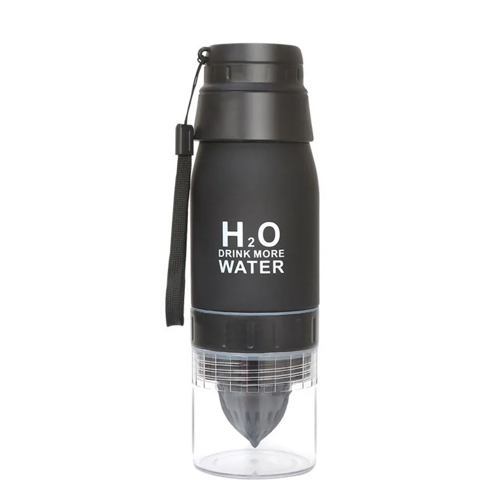 650 мл Спортивная стильная бутылка для воды портативная ручная чашка фруктового