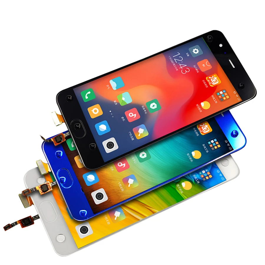 Протестировано на 5,5 ''Meizu MX6 ЖК-дисплей с рамкой+ сенсорная панель дигитайзер для Meizu MX6 дисплей рамка в сборе