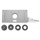 Многофункциональный алюминиевый фрезерный стол, вставная пластина, деревообрабатывающие скамейки, деревянный триммер, роутера, модели, гравировальная машина