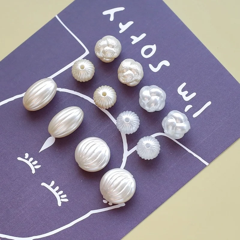 

Cute and versatile shape beads collection, multi-color and acrylic