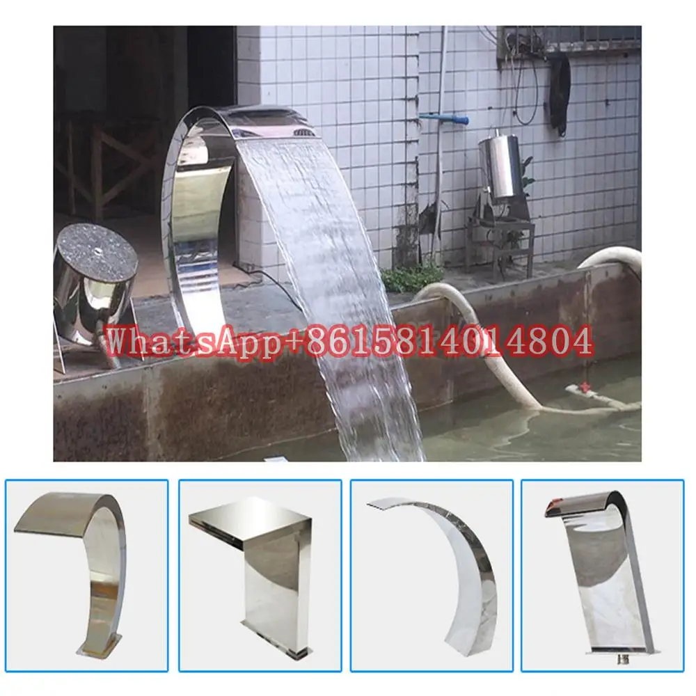 Дуговая водяная занавеска спа ударная ванна разбрызгиватель из нержавеющей