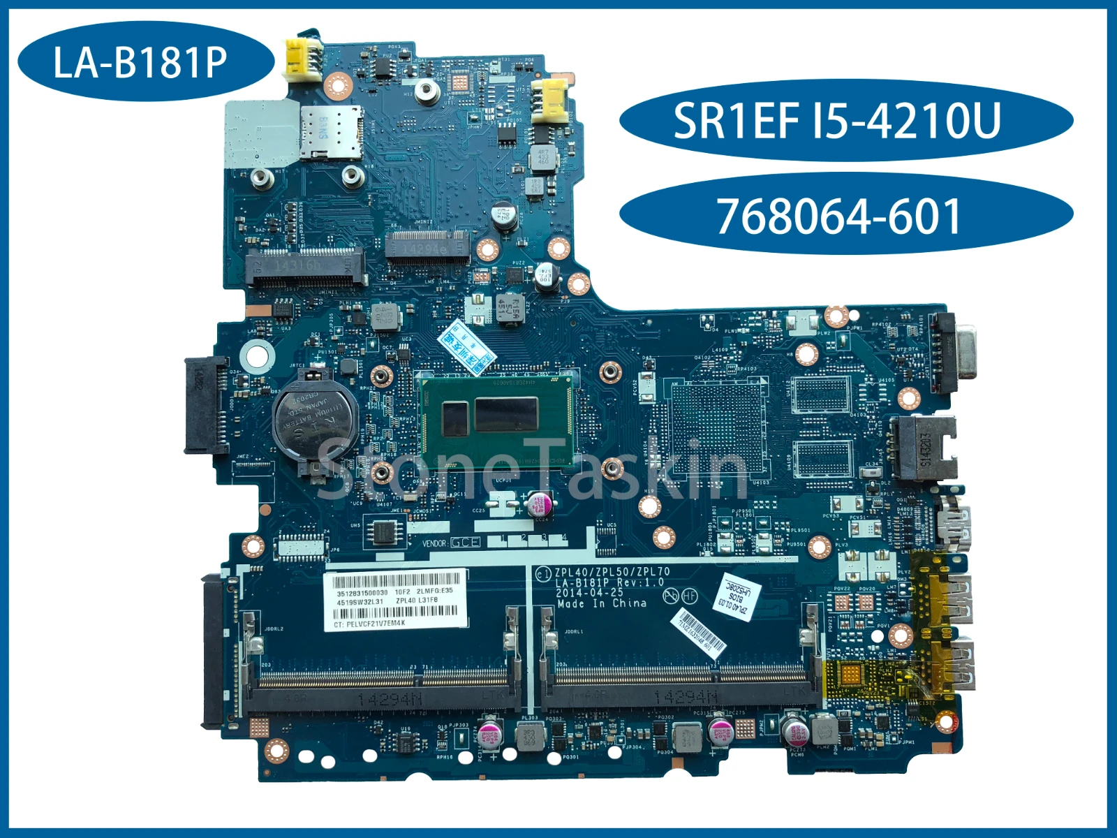 Лучшее соотношение 768064-601 для HP Probook 450 G2 440 470 материнская плата ноутбука ZPL40/ZPL50/ZPL70