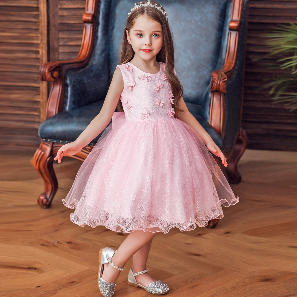 Vgiee/Детские платья для девочек платье принцессы на вечеринку сетчатая