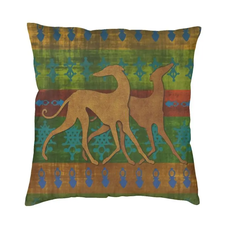 

Greyhound Whippet Dog Throw Pillow Cover Living Room Decoration Fashion Hound Sofa Cushion Cover Square Pillowcase Printing
