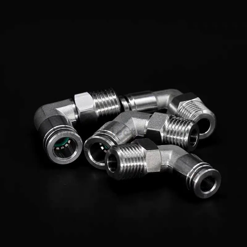 M5/M6 1/8 1/4 1/2 пневматический соединитель для шин 304 быстроразъемный из нержавеющей