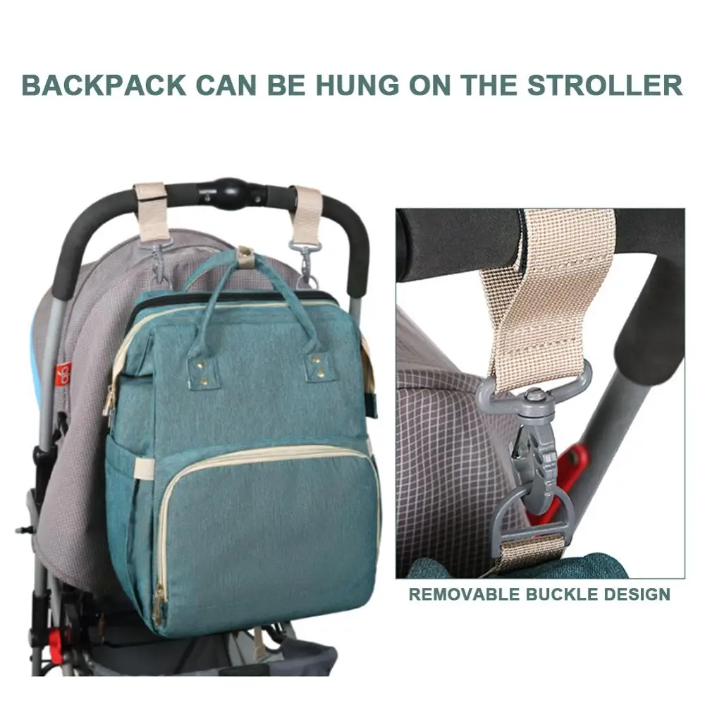 Вместительный рюкзак для мам смены пеленок водонепроницаемая сумка ухода за