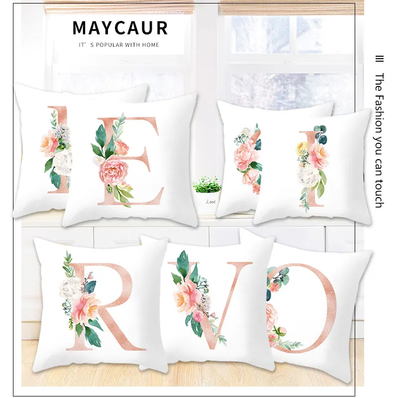 Бархатные наволочки из персиковой кожи для диванных подушек 45*45 см подарок на