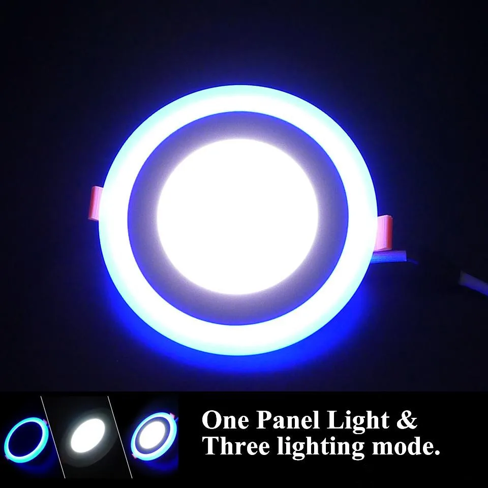 

Светодиодная панель EE круглый синий+белый 6/9/16/24Вт